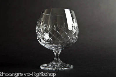 CRYSTAL CLEAR Personalised Crystal Brandy Glasses (10oz) - Engraved Gift