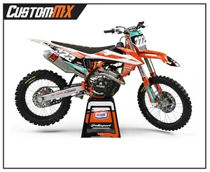 CustomMX - Grafik Kit: passend für KTM SX SXF EXC 85 125 150 250 300 350 450 Modelle - Bild 1 von 1