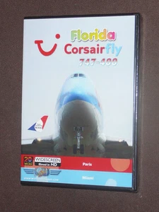 JUST PLANES COCKPIT VIDEO DVD : CORSAIRfly 747-400 Florida new & sealed - Foto 1 di 2