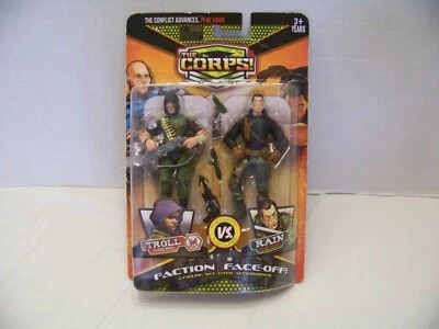 LANARD TOYS THE CORPS FACTION ENFRENTA. TROLL Y LLUVIA. NUEVO Foto 1 de 4