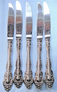 REED & BARTON Rebacraft "L'Amour" Stainless Steel Dinner Knives - Picture 1 of 6