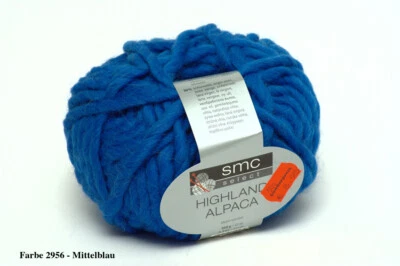 Schachenmayr Highland Alpaca, 100g, Farbe 2956 - Mittelblau - Bild 1 von 2