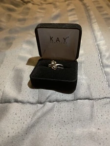 kay jewelers diamond gold promise ring - Picture 1 of 5