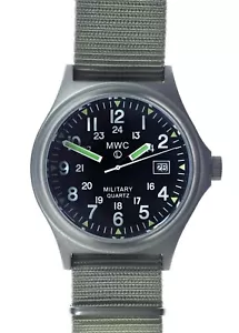 MWC G10BH 12/24hr 50m Quartz Military Watch Battery Hatch Super Luminova - Picture 1 of 7