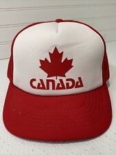 Vintage Yupoong & Co Canada Trucker Cap Ball Cap Snap Back Foam One Size