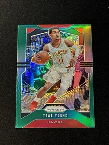 Trae Young 2019-20 Panini Prizm Green #31 Atlanta Hawks - Picture 1 of 2