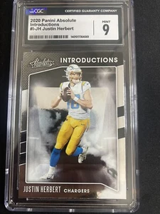 Panini Absolute 2020 - Introductions #I-JH Justin Herbert (RC) - Imagen 1 de 2