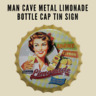 Man Cave Metal Limonade Bottle Cap Tin Sign - Gm-Lim