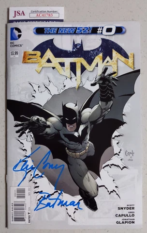KEVIN CONROY Signed Batman Comic Book #0 DC Comics  Inscription BAS JSA COA Cover