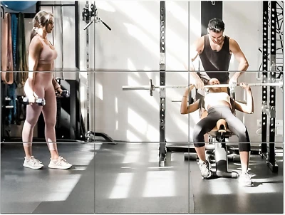 Espejo de Pared, Azulejos de Espejo de Largo Completo para Decoración de Pared, Espejo Moderno de Cuerpo Completo para Foto 1 de 4