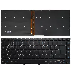 FOR Acer Aspire R7-571 R7-571G R7-572 R7-572G Keyboard backlit Deutsche Tastatur - Bild 1 von 5