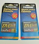 Panasonic DVC Digital Video Cassette Mini 90 Min Lot of 2