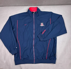 Arizona Wildcats Jacket Men Large Blue Nike Team Clima Fit Vtg Authentic Apparel - Picture 1 of 15