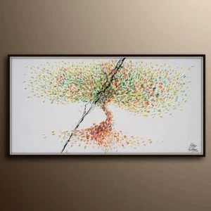 Tree Painting 40" Original & handmade, Beautiful luxury looks, thick layers - Bild 1 von 5