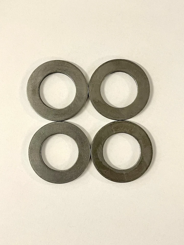 QBBC (Qty 4) 1" Round Spindle Washer for 3,500 - 6k Dexter Alko Trailer Axles