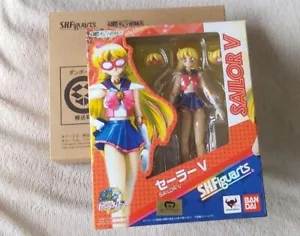S.H. Figura de acción Figuarts Pretty Guardian Sailor Moon Sailor V Bandai Anime JP - Imagen 1 de 3