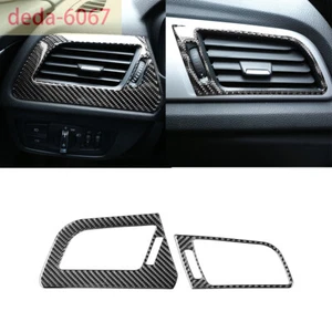 Cubierta del panel de salida de aire lateral de fibra de carbono para BMW Serie 1 F20 sedán 2017-19 - Imagen 1 de 9