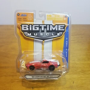 2013 Jada Big time Muscle Red '69 Corvette ZL-1 Wave 18 1/64 Scale - Picture 1 of 11