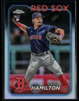 2024 Topps Chrome Refractor #49 David Hamilton RC - Image 1 of 2