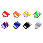 8Pcs/Lot Colorful Hair Cilpper Limit Comb Hairdressing Necessary Tool For Wahl