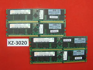 8GB HP 373030-851 Hynix HYMD525G726CFP4-D43 ab-T PC3200R 4x2GB DDR ECC #KZ-3020 - Picture 1 of 2