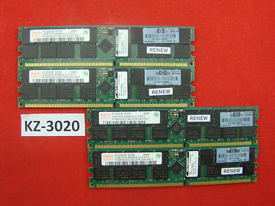 8GB HP 373030-851 Hynix HYMD525G726CFP4-D43 AB-T PC3200R 4x2GB DDR ECC #KZ-3020 - Image 1 of 2