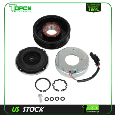 AC Compressor Clutch Kit New For Chevrolet Silverado 2500 3500 HD 6.6L 2015-2023 - Image 1 of 4