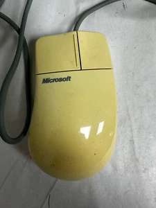 Vintage Microsoft Serial Mouse 2.1A 2 Button Mechanical Ball Mouse Untested - Picture 1 of 6