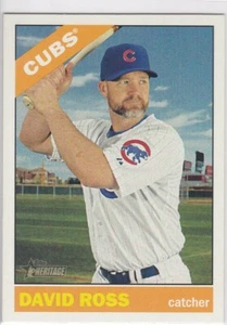 DAVID ROSS 2015 Topps Heritage Baseball SP Chicago Cubs Card Manager MINT! - Picture 1 of 2