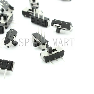 10 pz MSK-12D19 G2 SPDT 1P2T 3 pin interruttore a scorrimento orizzontale pannello PCB SMD - Foto 1 di 2