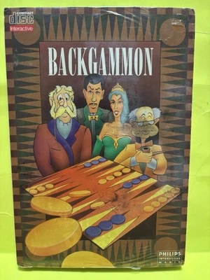 Backgammon Philips CD-I  NEW Factory Sealed Unopened ULTRA RARE FREE SHIPPING - Image 1 of 2
