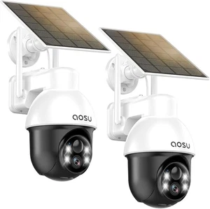 Solar Camera Security Outdoor - Security Cameras Wireless Outdoor with 360° P... - Picture 1 of 7