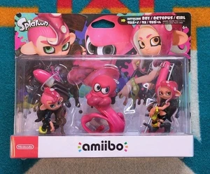 Nintendo Switch Splatoon Amiibo Octoling Boy Octopus Girl Triple Paquete de 3 Set NUEVO - Imagen 1 de 4