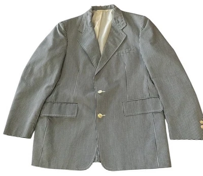Blazer Vintage Años 70 John Weitzman Signature Collection 44R Cuadros Ligero Foto 1 de 4