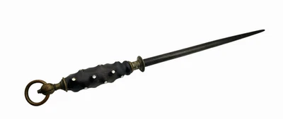 Rare Rare F. Dick Mother of Pearl & Walnut Sharpening Steel W/ Arrow 19" - Image 1 of 4