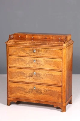 Wunderschöne Biedermeier Kommode Antik Schrank Vertiko Schubladenkommode - Bild 1 von 4