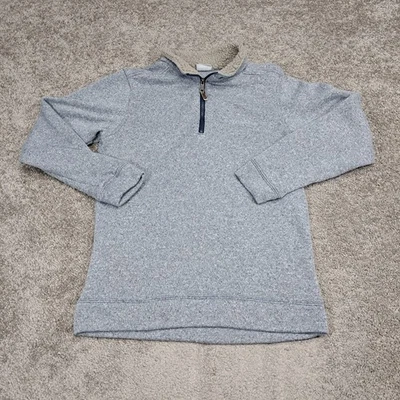 Columbia Sportswear Company Women's 1/4 Zip Sweater Fleece Gray Large - Image 1 of 4