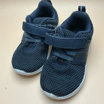 Zapatillas deportivas de malla con gancho y bucle de tela azul EE. UU. 6 Foto 1 de 4