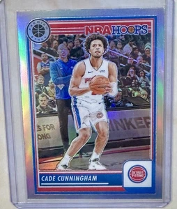 2023-24 Panini Hoops Premium Stock Cade Cunningham #258 Silver Prizm Pistons - Bild 1 von 2