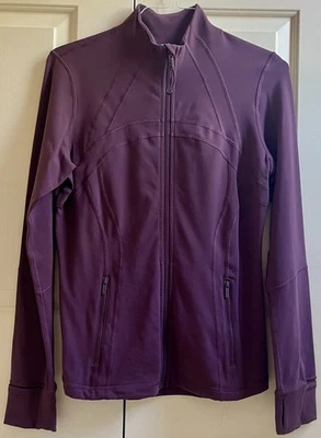 🍒Chaqueta LULULEMON talla 12 DEFINIDA CIRUELA ÁRTICA Borgoña Zinfandel ~ ¡LUON!! Foto 1 de 4