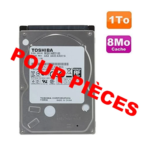 Toshiba MQ04ABF100 1 To SATA III 2,5" Disque Dur Interne (pièces détachées) - Photo 1/1