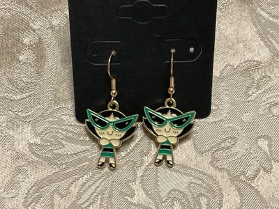 Power девочек брюнетка лютик солнцезащитные очки подвеска золотой петли подвеской серьги - Изображение 1 из 2