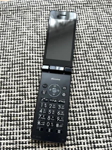 SHARP SH-03L AQUOS docomo KEITAI 2 JAPAN ANDROID FLIP PHONE BLACK UNLOCKED - Picture 1 of 6