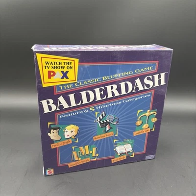 Balderdash The Classic Bluffing Board Game Mattel 2003 Brand New Factory Sealed - Image 1 of 4