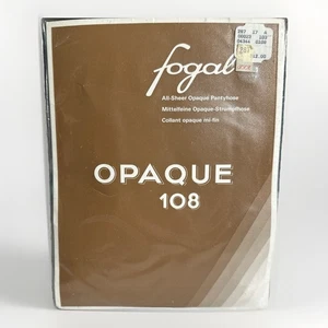 Vintage Fogal blickdichte 108 Farben Elfenbein Schweizer All-Sheer Strumpfhose Größe Small - Bild 1 von 2
