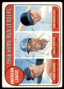 1969 Topps #5 Frank Howard/Willie Horton/Ken Harrelson LL (low grade) *530