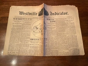 Westville Indicator Zeitung 10. November 1910 - Bild 1 von 8