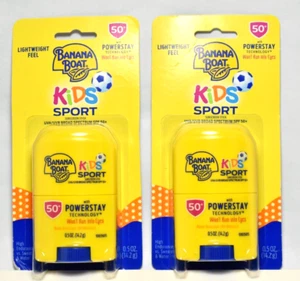 Banana Boat Kids Sport Sunscreen Stick Broad Spectrum SPF 50, 0.5 oz eac(2 Pack) - Picture 1 of 2