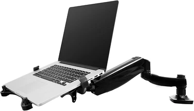 FLEXIMOUNTS 2-In-1 Monitor Arm Laptop Mount Stand Swivel Gas Spring LCD Arm Heig - Image 1 of 4