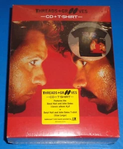 DARYL HALL & JOHN OATES: H2O - Threads and Grooves/BMG CD & T-Shirt SEALED - Picture 1 of 2